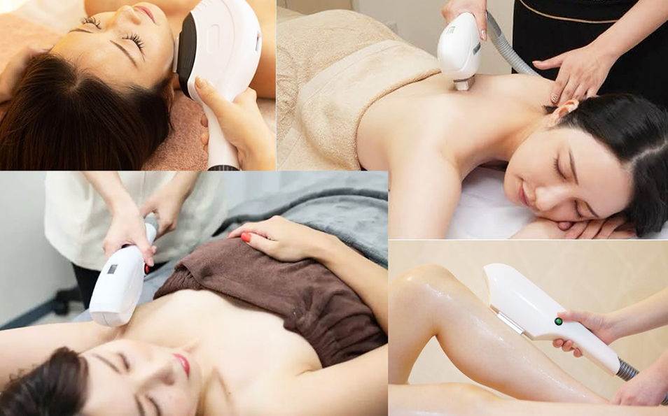 脱毛ケアの模様